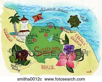 Stock Photography - guyana,  suriname, 
 brazil,  french 
guiana,  atlantic 
ocean,  latin. 
fotosearch - search 
stock photos, 
pictures, images, 
and photo clipart