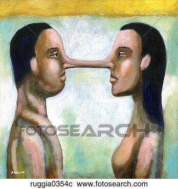 Stock Photography - people, woman, 
connection, nose. 
fotosearch - search 
stock photos, 
pictures, images, 
and photo clipart