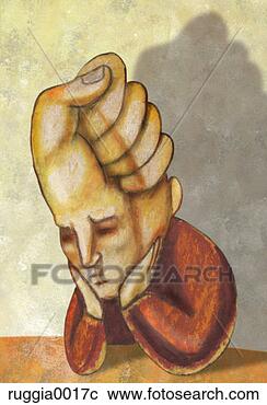 Stock Photography - psychology, depression, 
anxiety, fist, 
head, worry. fotosearch 
- search stock 
photos, pictures, 
images, and photo 
clipart
