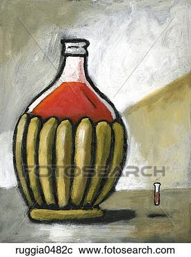 Stock Illustration - wine flask and 
test tube. fotosearch 
- search clipart, 
illustration, 
drawings and vector 
eps graphics images