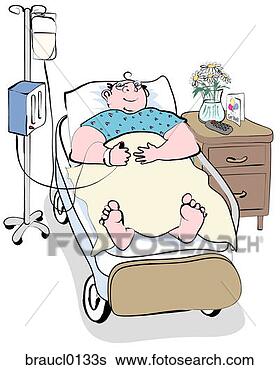 Stock Illustration of Hospital Patient braucl0133s - Search Clip Art ...