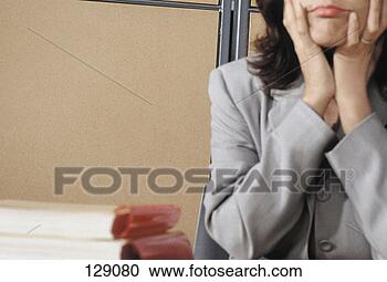 Stock Photography - business, nerves, 
woman, business, 
worried, woman. 
fotosearch - search 
stock photos, 
pictures, images, 
and photo clipart