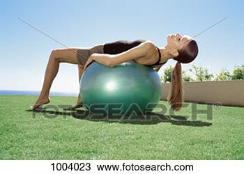 Stock Photo - exercise, exercises, 
woman, healthy, 
healthy lifestyle. 
fotosearch - search 
stock photos, 
pictures, images, 
and photo clipart