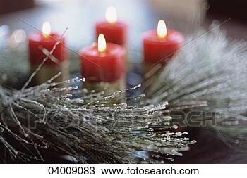 Stock Foto - weihnachtlicher tisch, deko 04009083 - Suche Stock