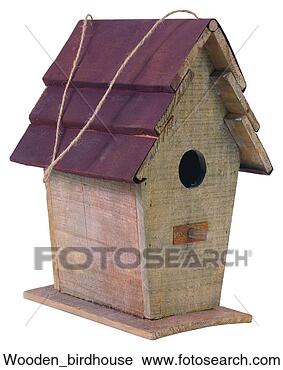 Stock Photography - wooden birdhouse. 
fotosearch - search 
stock photos, 
pictures, images, 
and photo clipart