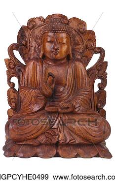 Stock Photograph - carved wooden 
buddha sculpture. 
fotosearch - search 
stock photos, 
pictures, images, 
and photo clipart
