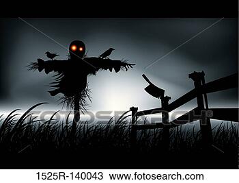 Drawing - unspeakable horror 
- scarecrow. fotosearch 
- search clipart, 
illustration, 
drawings and vector 
eps graphics images