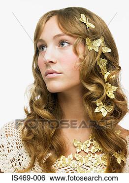 gold butterflies