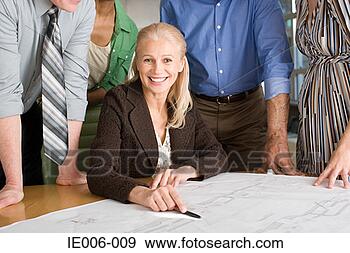 Stock Photograph - architect and 
colleagues. fotosearch 
- search stock 
photos, pictures, 
images, and photo 
clipart