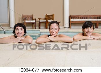 Picture - young women in 
swimming pool. 
fotosearch - search 
stock photos, 
pictures, images, 
and photo clipart