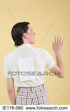 Stock Photography - rear view of a 
geek. fotosearch 
- search stock 
photos, pictures, 
images, and photo 
clipart