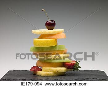 Stock Photo - stack of fruit 
slices. fotosearch 
- search stock 
photos, pictures, 
images, and photo 
clipart