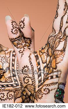 Stock Photo - a close up of 
a henna tattoo 
on a womans hand. 
fotosearch - search 
stock photos, 
pictures, images, 
and photo clipart