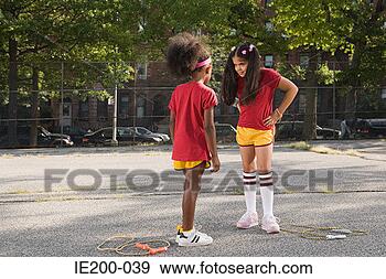 Stock Photograph - girls in playground. 
fotosearch - search 
stock photos, 
pictures, images, 
and photo clipart