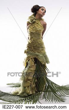 Picture - portrait of a 
woman wearing 
a dress. fotosearch 
- search stock 
photos, pictures, 
images, and photo 
clipart