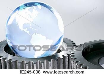 Stock Photo - planet earth and 
machine cogs. 
fotosearch - search 
stock photos, 
pictures, images, 
and photo clipart