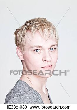 Stock Photograph - young blond man. 
fotosearch - search 
stock photos, 
pictures, images, 
and photo clipart