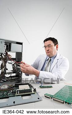 Stock Photo - scientist with 
computer. fotosearch 
- search stock 
photos, pictures, 
images, and photo 
clipart