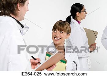 Stock Image - scientist smiling. 
fotosearch - search 
stock photos, 
pictures, images, 
and photo clipart