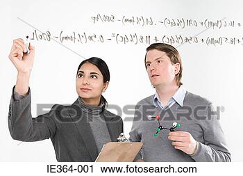 Stock Photography - scientists with 
formula. fotosearch 
- search stock 
photos, pictures, 
images, and photo 
clipart