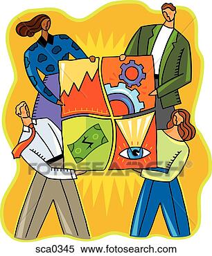 Stock Illustration - business team. 
fotosearch - search 
clipart, illustration, 
drawings and vector 
eps graphics images