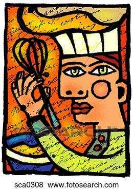 Stock Illustration - the chef. fotosearch 
- search clipart, 
illustration, 
drawings and vector 
eps graphics images