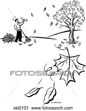 falling leaves clip art