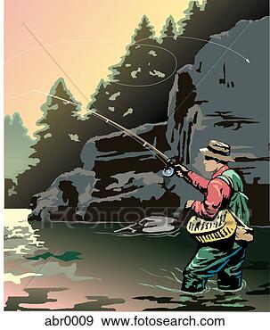 Stock Illustration - fly fishing. fotosearch 
- search clipart, 
illustration, 
drawings and vector 
eps graphics images