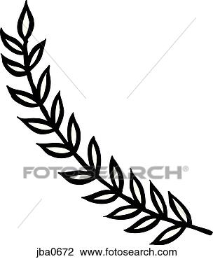 Clip Art - little leaves 
b&w. fotosearch 
- search clipart, 
illustration, 
drawings and vector 
eps graphics images