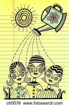 Stock Illustration - nurturing children. 
fotosearch - search 
clipart, illustration, 
drawings and vector 
eps graphics images