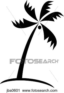 Clipart - palm tree b&w. 
fotosearch - search 
clipart, illustration, 
drawings and vector 
eps graphics images