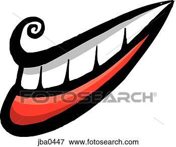 Stock Illustration - smiling mouth. 
fotosearch - search 
clipart, illustration, 
drawings and vector 
eps graphics images