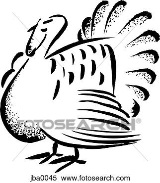 Stock Illustration - turkey b&w. fotosearch 
- search clipart, 
illustration, 
drawings and vector 
eps graphics images