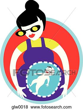 Stock Illustration - baby in belly. 
fotosearch - search 
clipart, illustration, 
drawings and vector 
eps graphics images