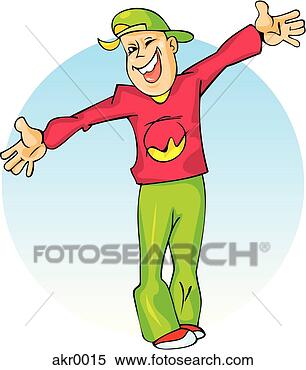 Stock Illustration - boy holding his 
arms out. fotosearch 
- search clipart, 
illustration, 
drawings and vector 
eps graphics images