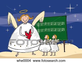 Stock Illustration - choir of angels. 
fotosearch - search 
clipart, illustration, 
drawings and vector 
eps graphics images
