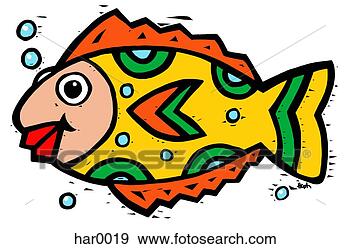 Stock Illustration - colorful fish. 
fotosearch - search 
clipart, illustration, 
drawings and vector 
eps graphics images