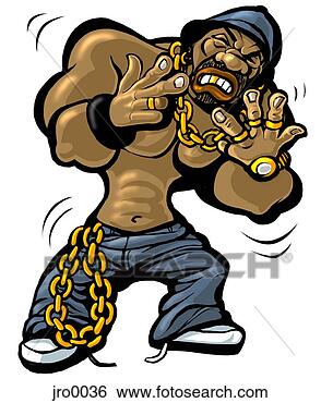 Stock Illustration - guy and gold chains. 
fotosearch - search 
clipart, illustration, 
drawings and vector 
eps graphics images