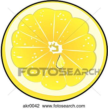 Clip Art - lemon slice. fotosearch 
- search clipart, 
illustration, 
drawings and vector 
eps graphics images