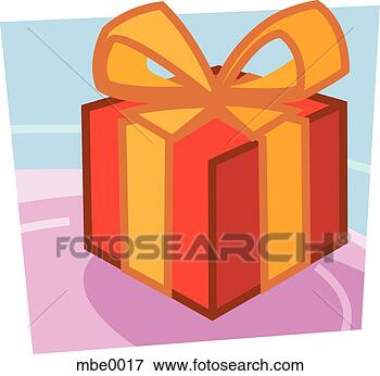 Stock Illustration - present with a 
big bow. fotosearch 
- search clipart, 
illustration, 
drawings and vector 
eps graphics images