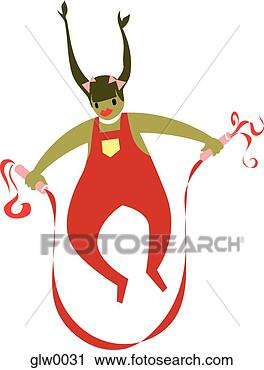 Clipart - skipping rope. 
fotosearch - search 
clipart, illustration, 
drawings and vector 
eps graphics images