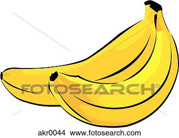 Stock Illustration - two bananas. fotosearch 
- search clipart, 
illustration, 
drawings and vector 
eps graphics images