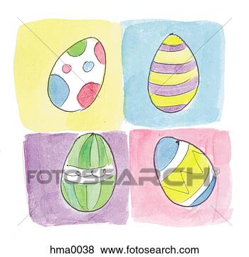 Stock Illustration - four easter eggs. 
fotosearch - search 
clipart, illustration, 
drawings and vector 
eps graphics images
