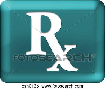 Stock Illustration - rx symbol. fotosearch 
- search clipart, 
illustration, 
drawings and vector 
eps graphics images