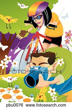 Stock Illustration - summer day at 
the park. fotosearch 
- search clipart, 
illustration, 
drawings and vector 
eps graphics images