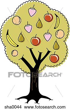 Stock Illustration - variety fruit 
tree. fotosearch 
- search clipart, 
illustration, 
drawings and vector 
eps graphics images