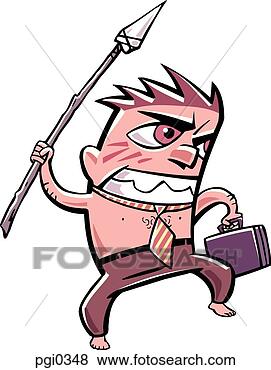 Stock Illustration - a bare chest businessman 
holding an arrow 
and a briefcase. 
fotosearch - search 
clipart, illustration, 
drawings and vector 
eps graphics images