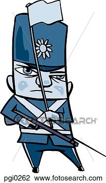 Clip Art - a drawing of a 
soldier. fotosearch 
- search clipart, 
illustration, 
drawings and vector 
eps graphics images