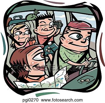 Stock Illustration - a family out on 
a vacation together. 
fotosearch - search 
clipart, illustration, 
drawings and vector 
eps graphics images