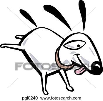 Stock Illustration - happy dog leaping. 
fotosearch - search 
clipart, illustration, 
drawings and vector 
eps graphics images